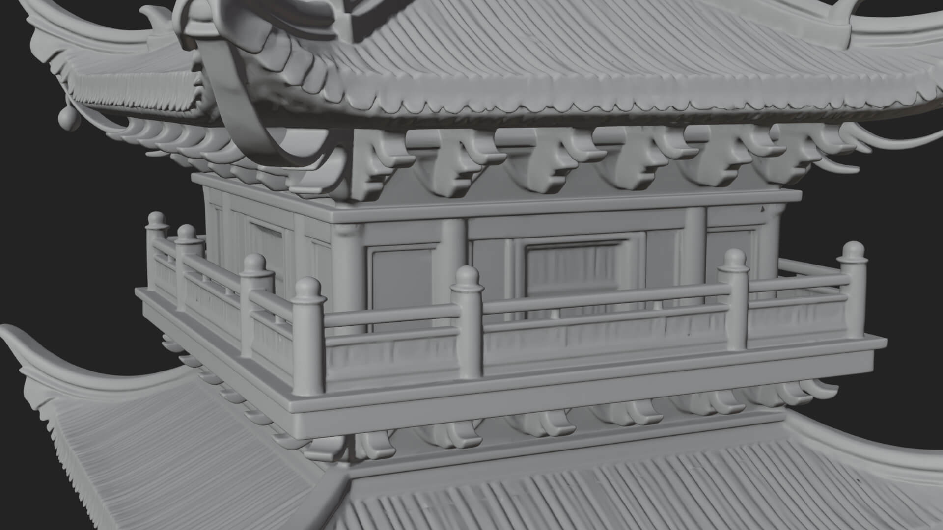 Pagoda Temple Tower Design 5 3D Print Model 3D Model