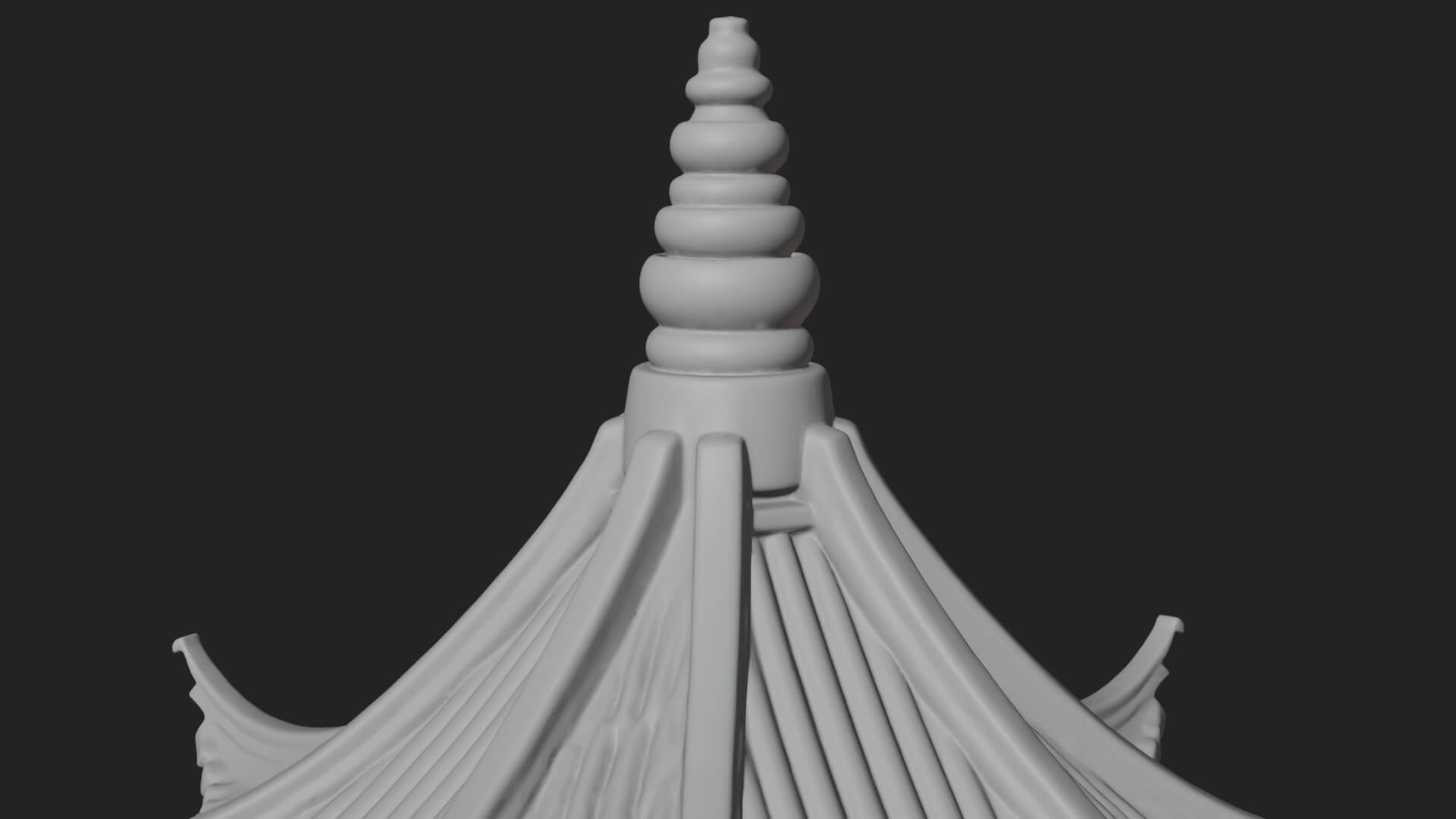 Pagoda Temple Tower Design 6 3D Print Model 3D Model