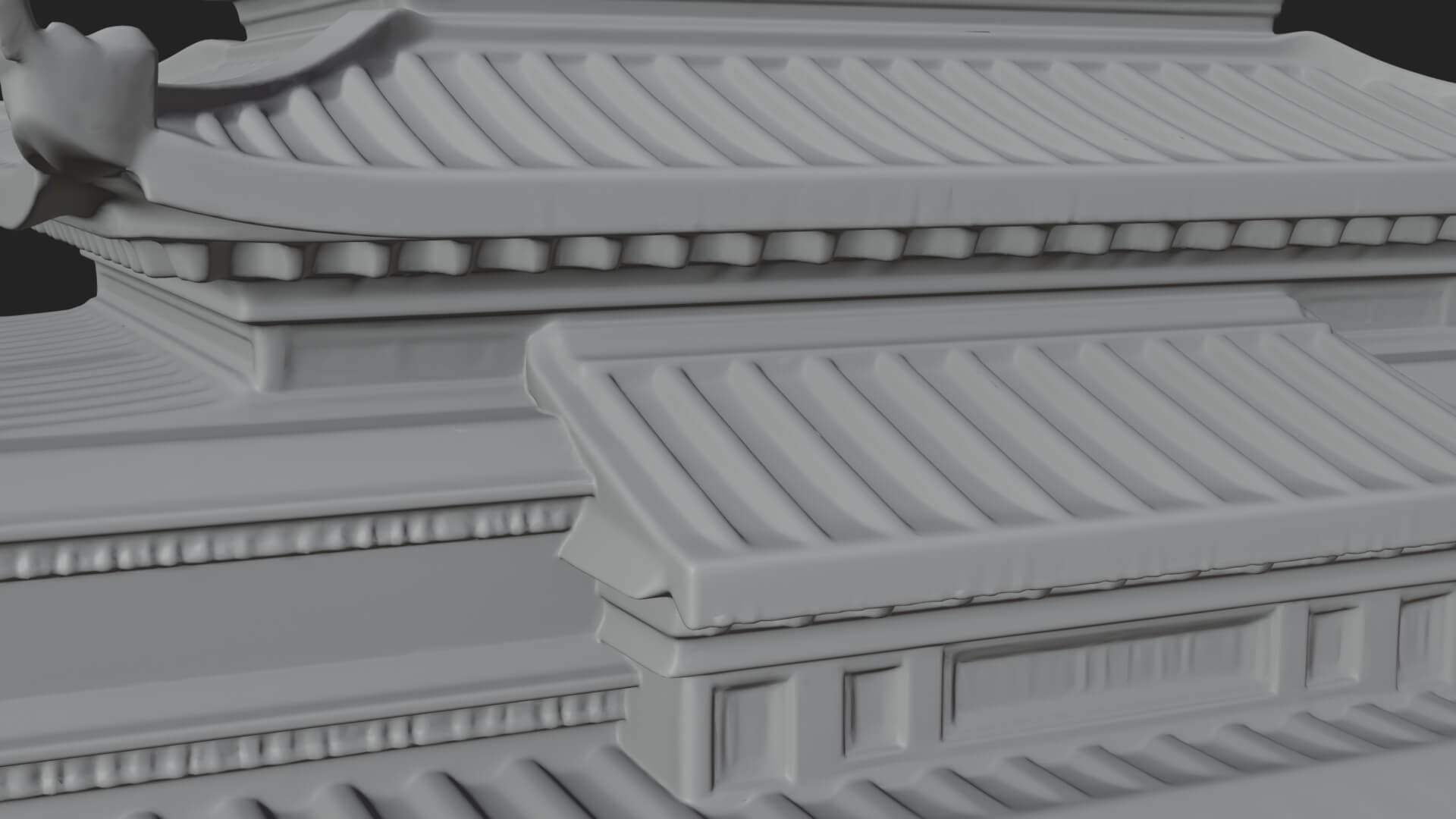 Pagoda Temple Tower Design 7 3D Print Model 3D Model