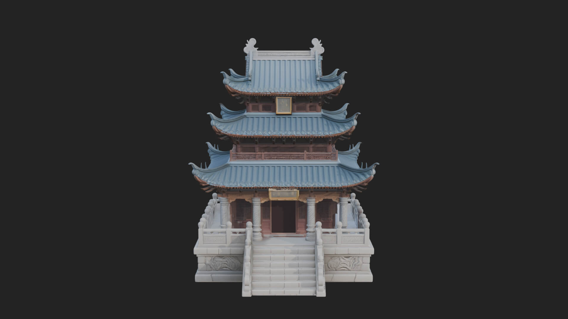 Pagoda Temple Tower Design 9 3D Print Model 3D Model