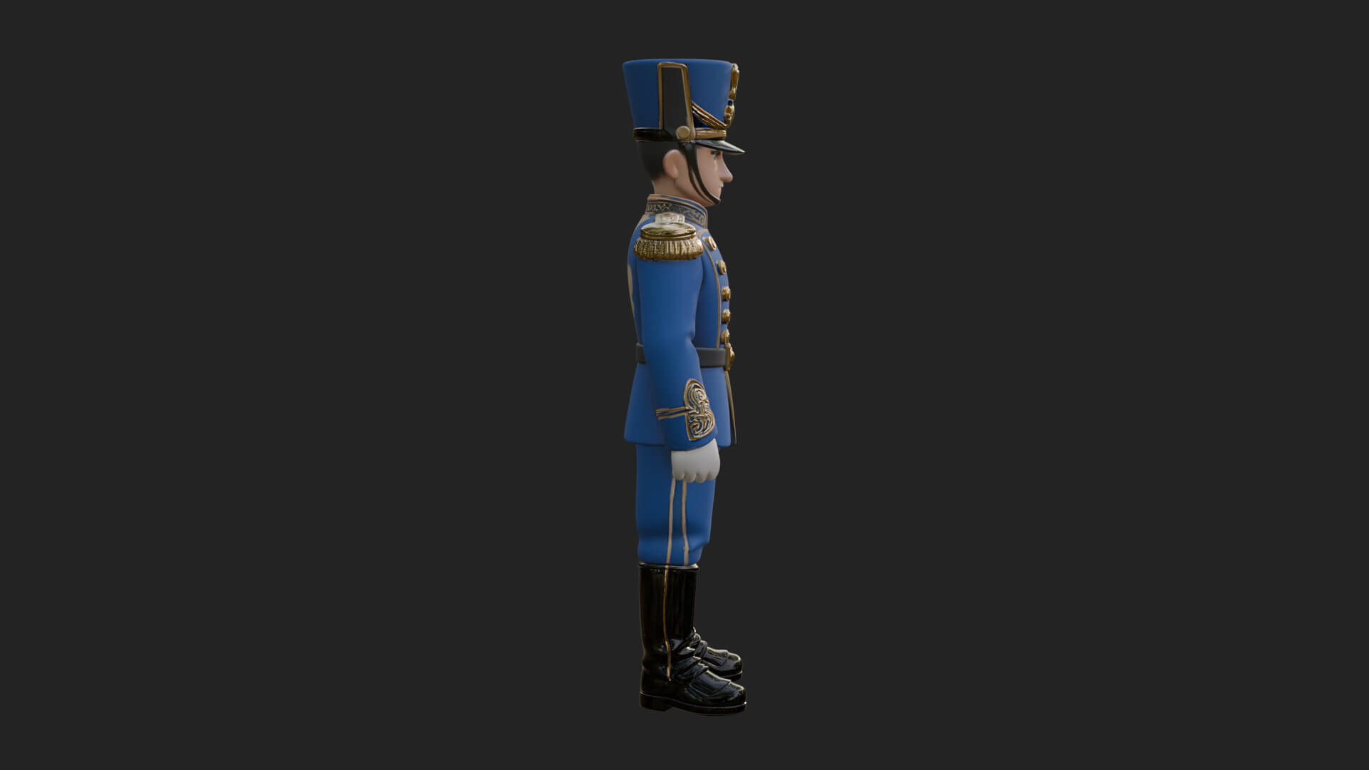 Parade Toy Soldier Statue Design 1 3D Print Model 3D Model