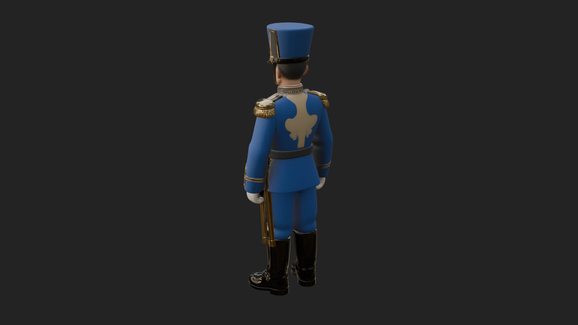 Parade Toy Soldier Statue Design 1 3D Print Model 3D Model