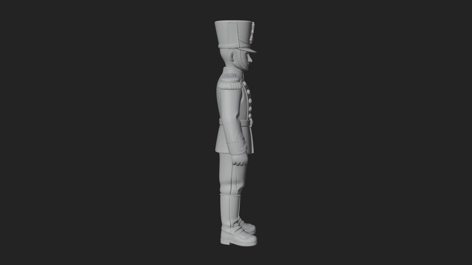 Parade Toy Soldier Statue Design 1 3D Print Model 3D Model