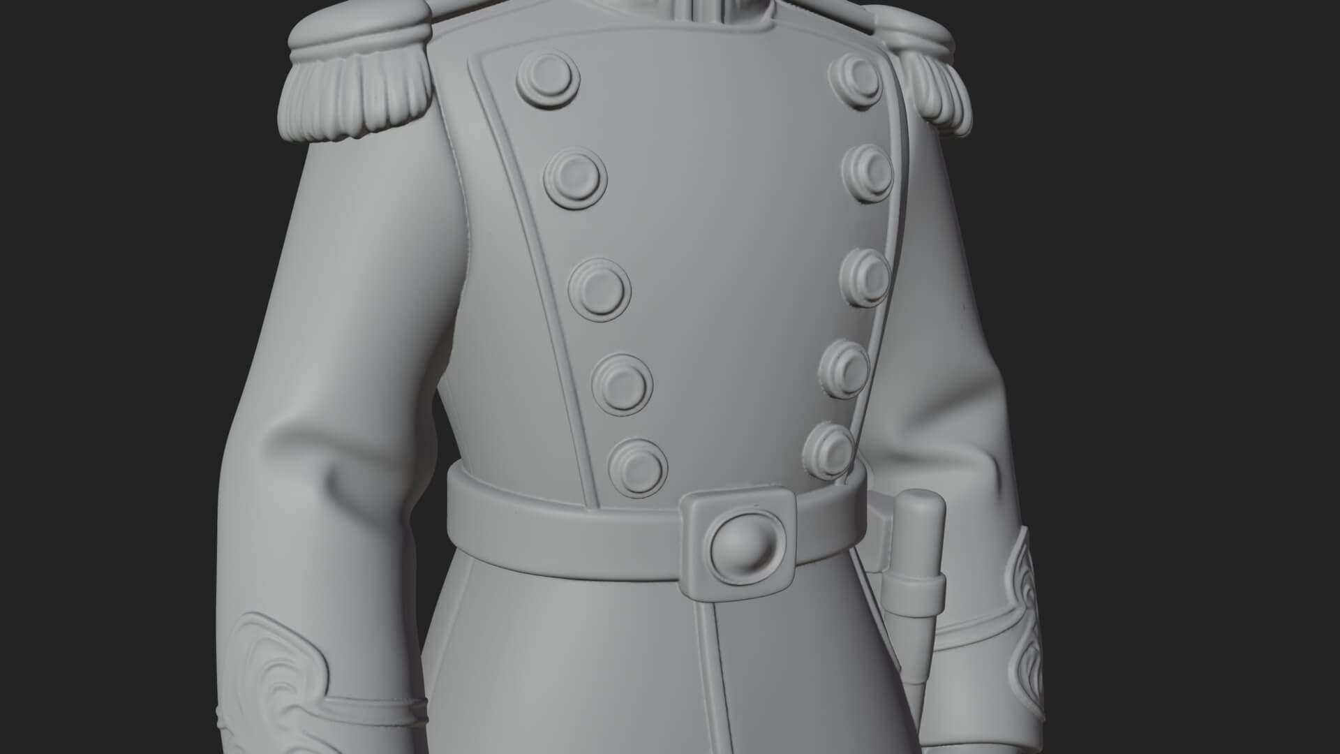 Parade Toy Soldier Statue Design 1 3D Print Model 3D Model