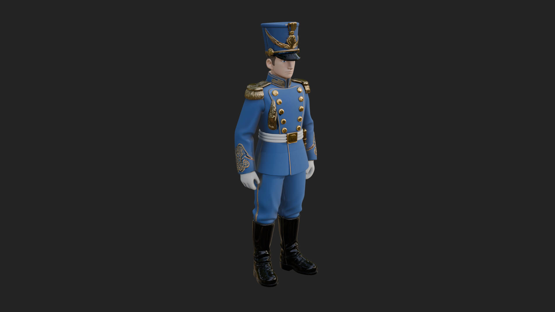 Parade Toy Soldier Statue Design 2 3D Print Model 3D Model