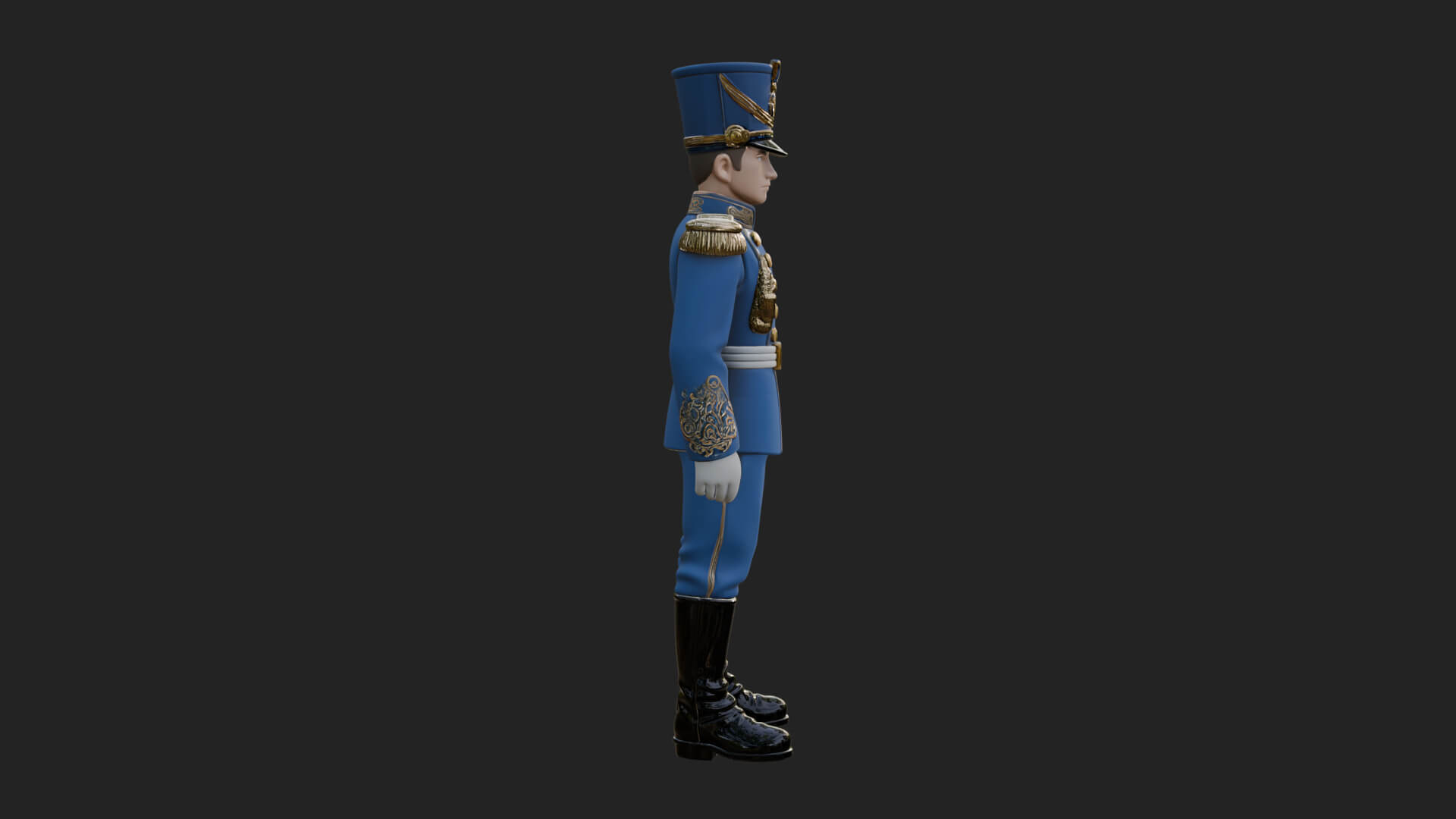 Parade Toy Soldier Statue Design 2 3D Print Model 3D Model