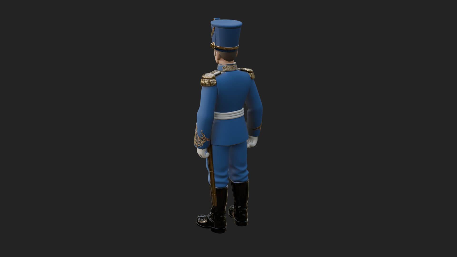 Parade Toy Soldier Statue Design 2 3D Print Model 3D Model