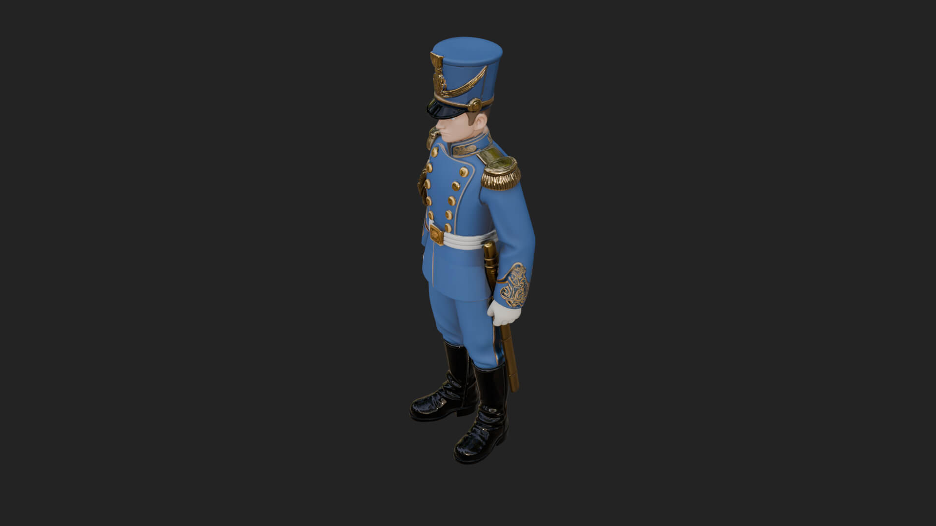 Parade Toy Soldier Statue Design 2 3D Print Model 3D Model