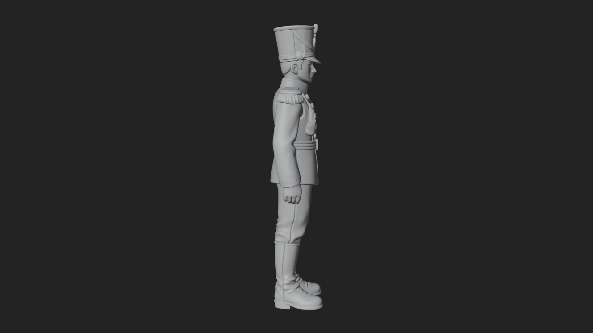 Parade Toy Soldier Statue Design 2 3D Print Model 3D Model