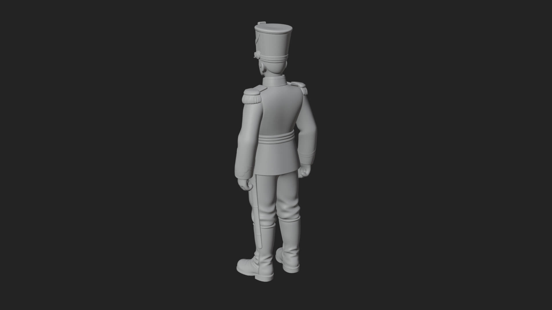 Parade Toy Soldier Statue Design 2 3D Print Model 3D Model