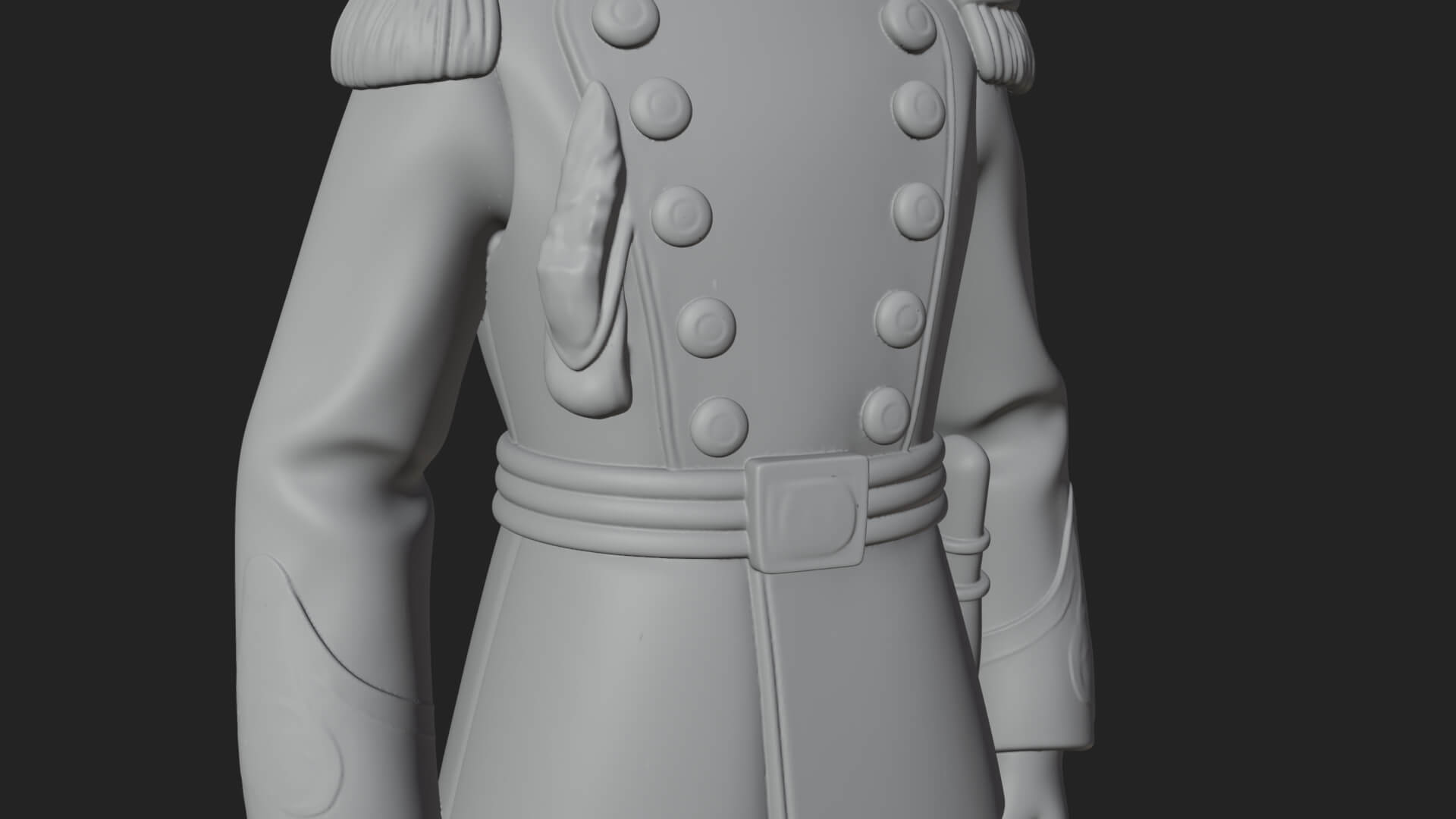 Parade Toy Soldier Statue Design 2 3D Print Model 3D Model