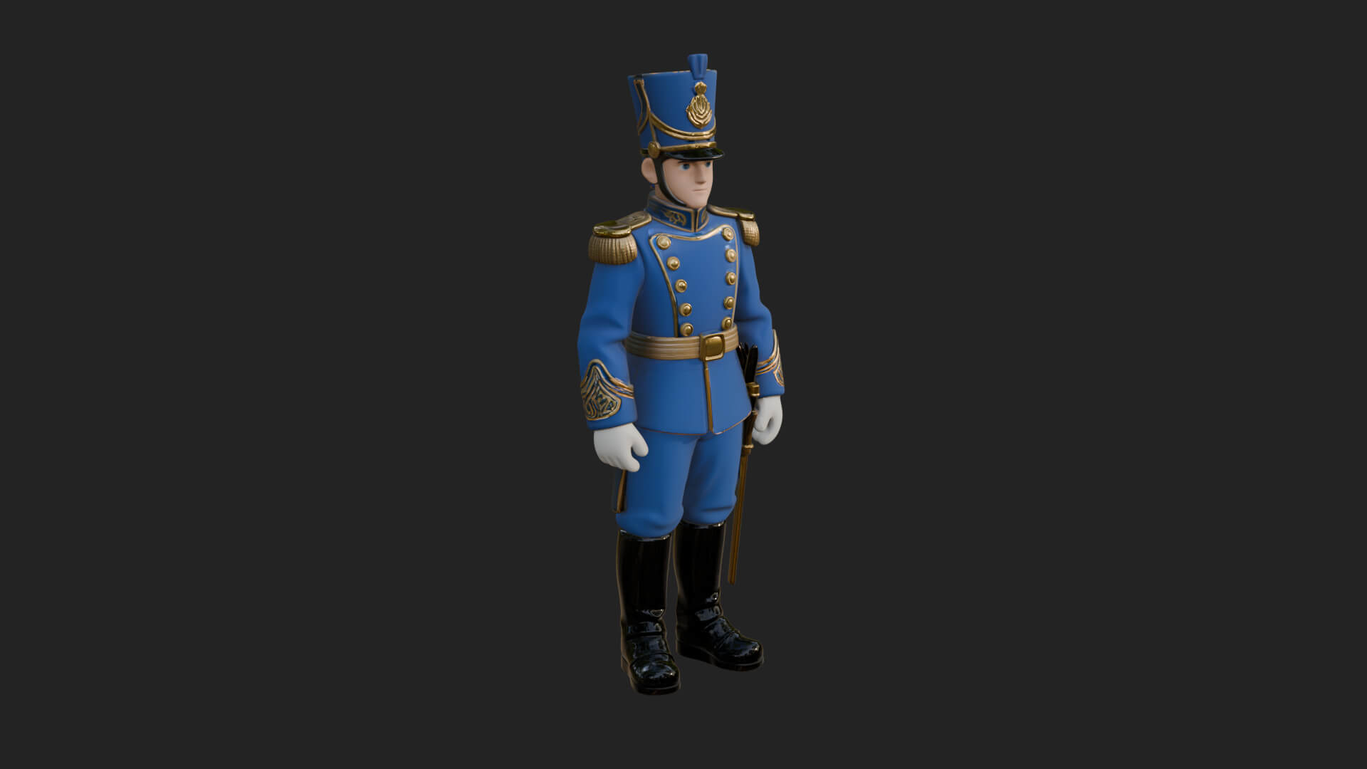 Parade Toy Soldier Statue Design 3 3D Print Model 3D Model