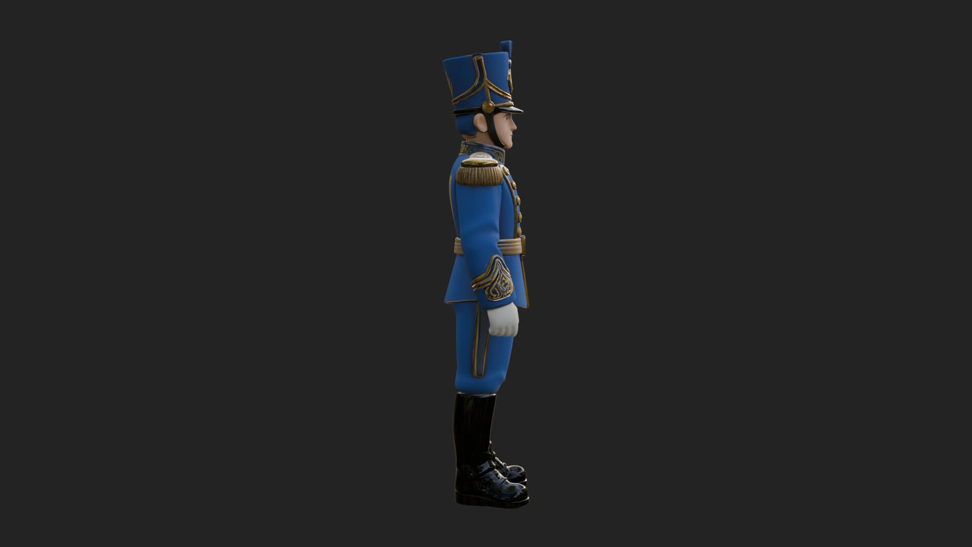 Parade Toy Soldier Statue Design 3 3D Print Model 3D Model