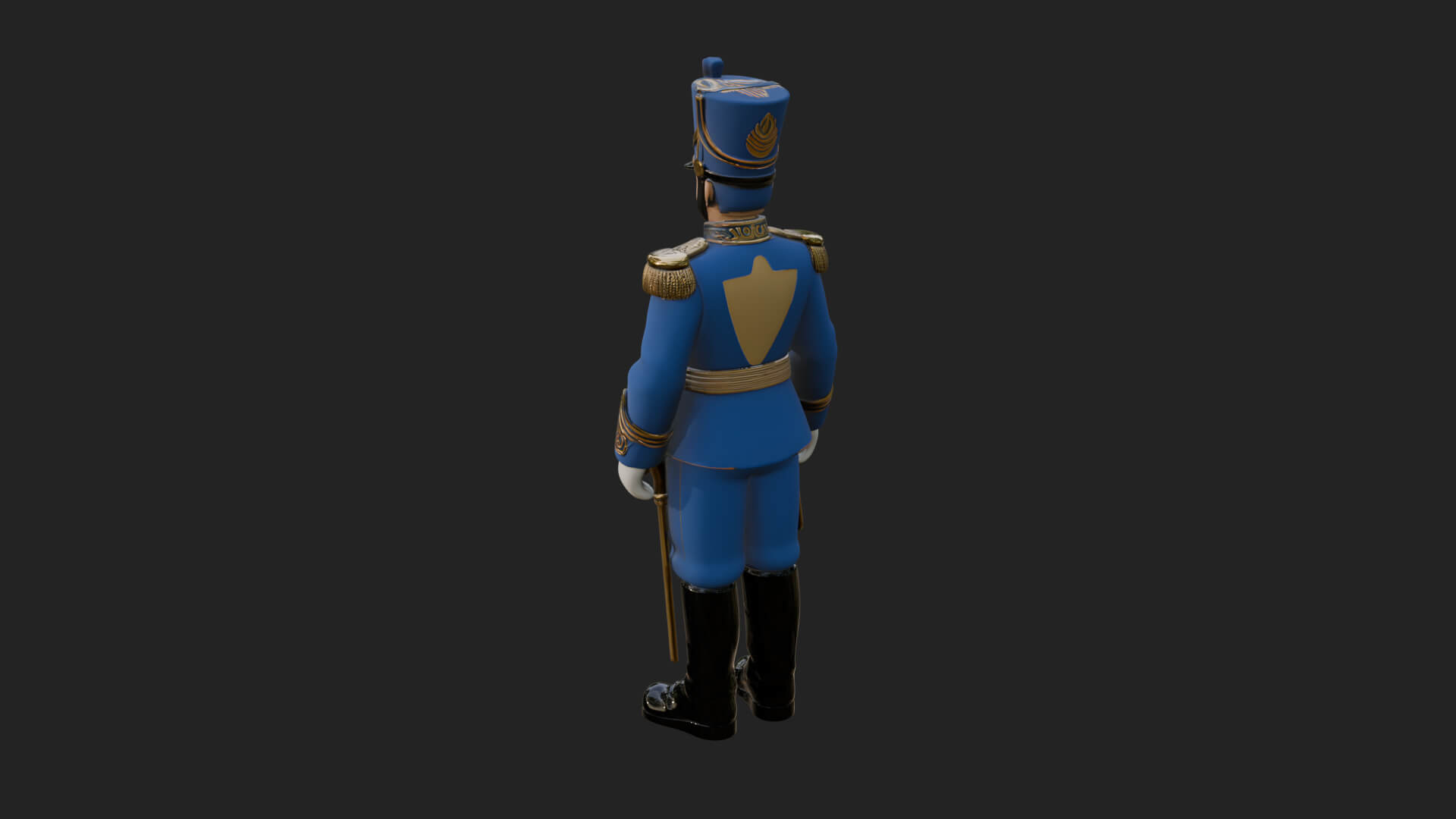 Parade Toy Soldier Statue Design 3 3D Print Model 3D Model