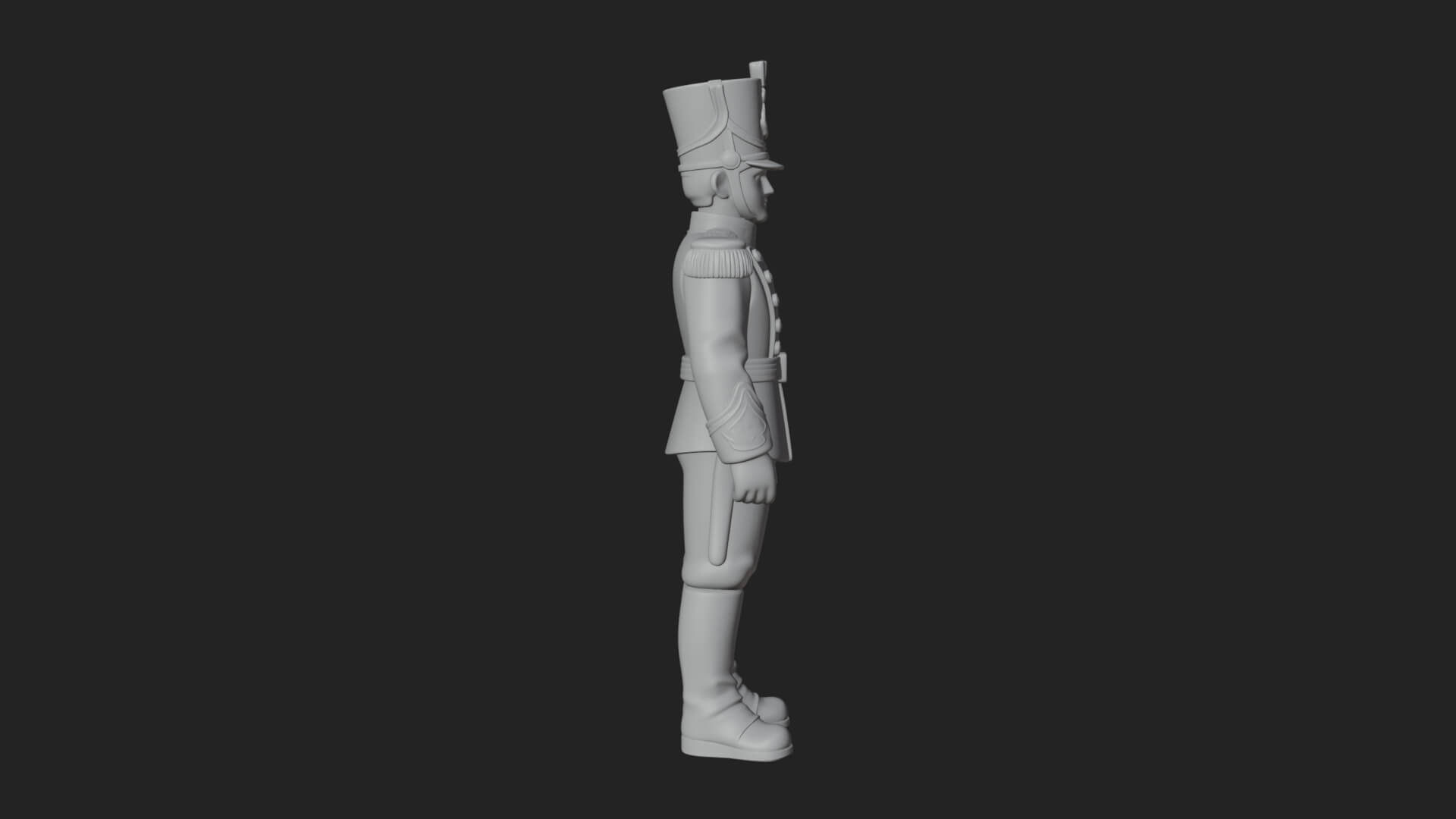 Parade Toy Soldier Statue Design 3 3D Print Model 3D Model