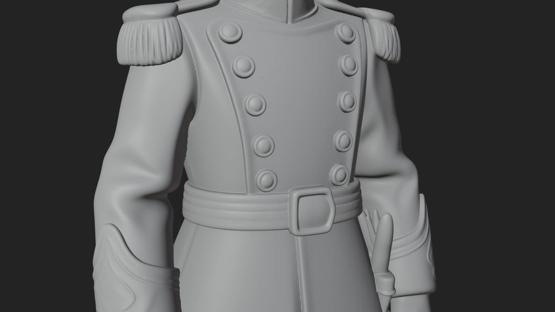Parade Toy Soldier Statue Design 3 3D Print Model 3D Model