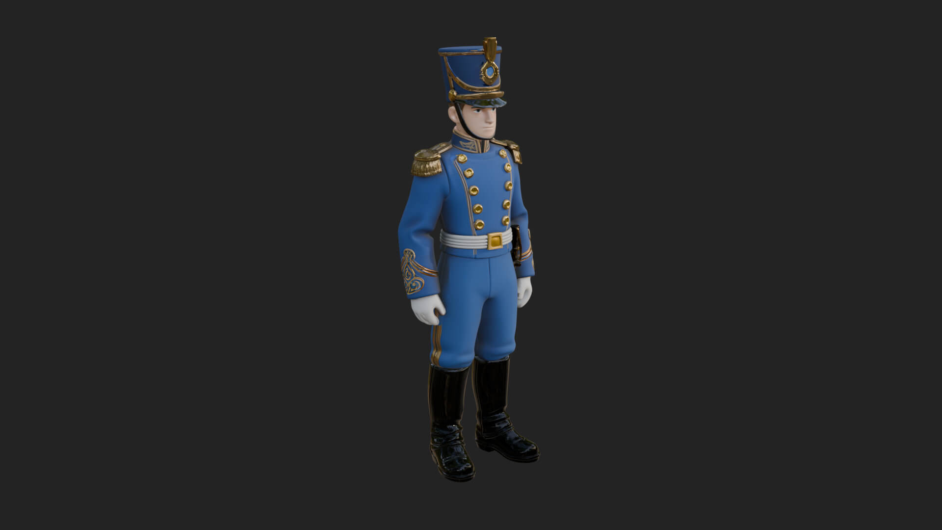 Parade Toy Soldier Statue Design 4 3D Print Model 3D Model