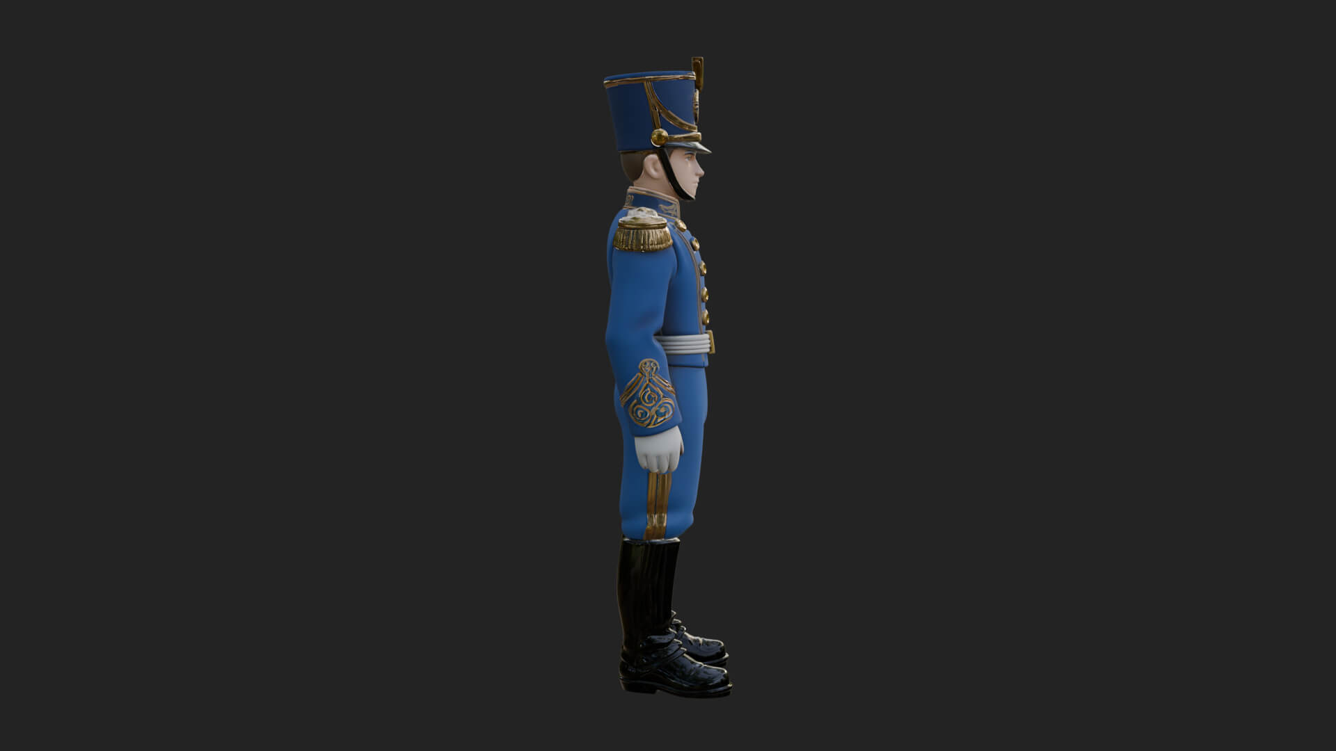 Parade Toy Soldier Statue Design 4 3D Print Model 3D Model