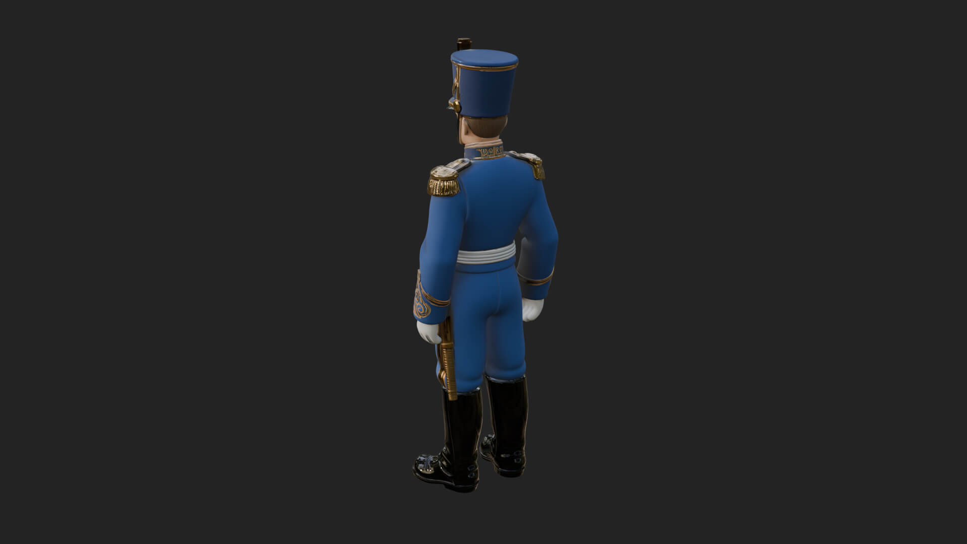 Parade Toy Soldier Statue Design 4 3D Print Model 3D Model