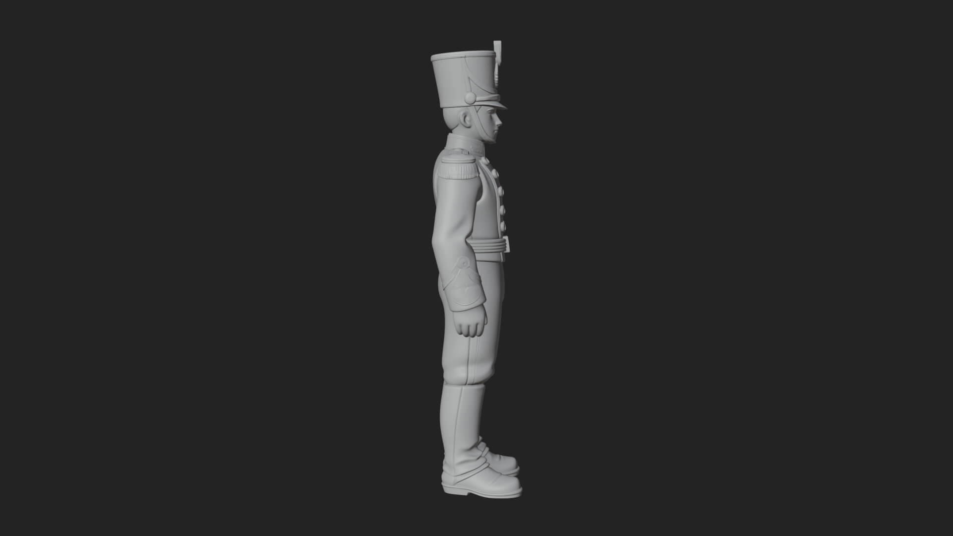 Parade Toy Soldier Statue Design 4 3D Print Model 3D Model
