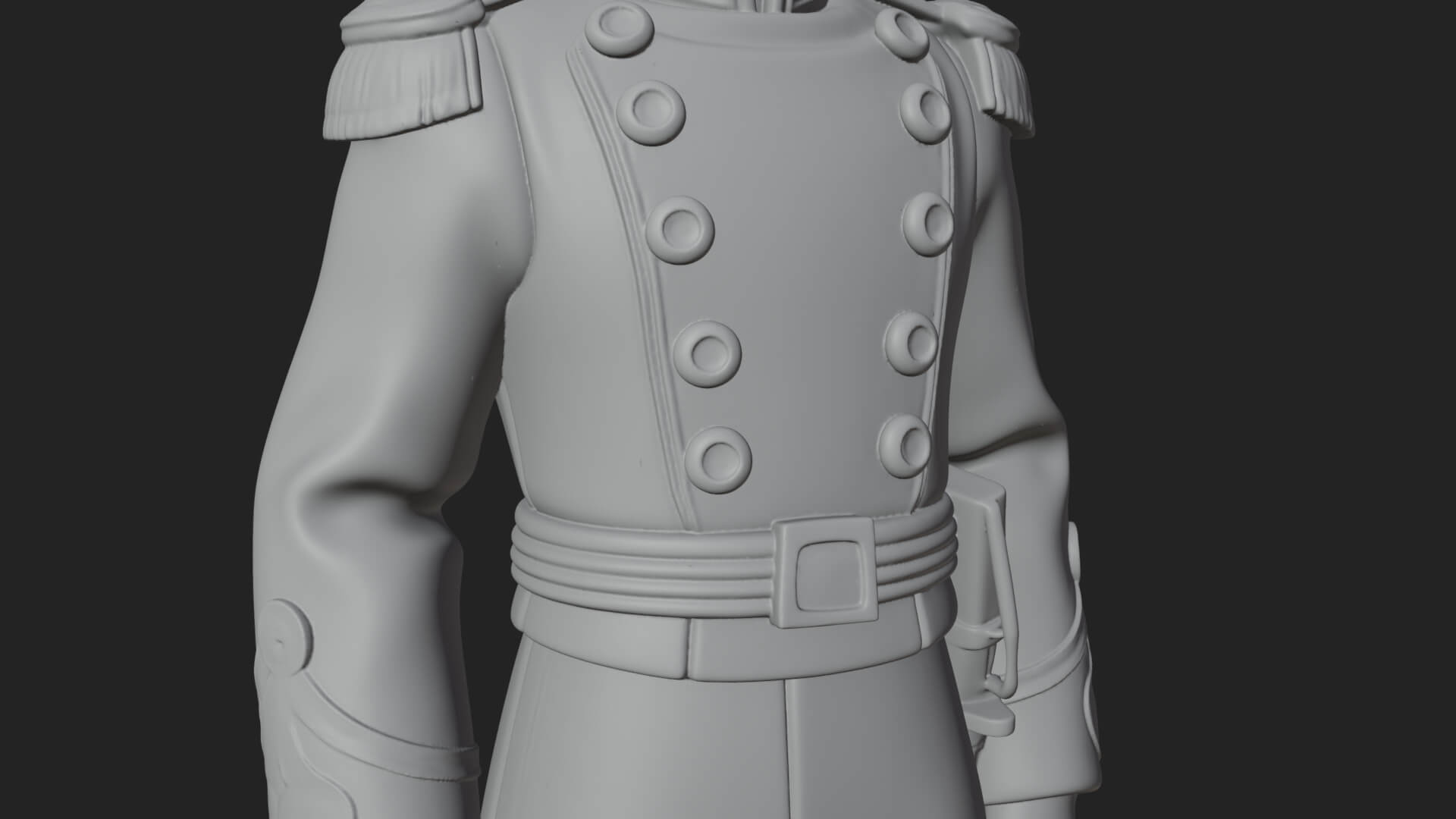 Parade Toy Soldier Statue Design 4 3D Print Model 3D Model