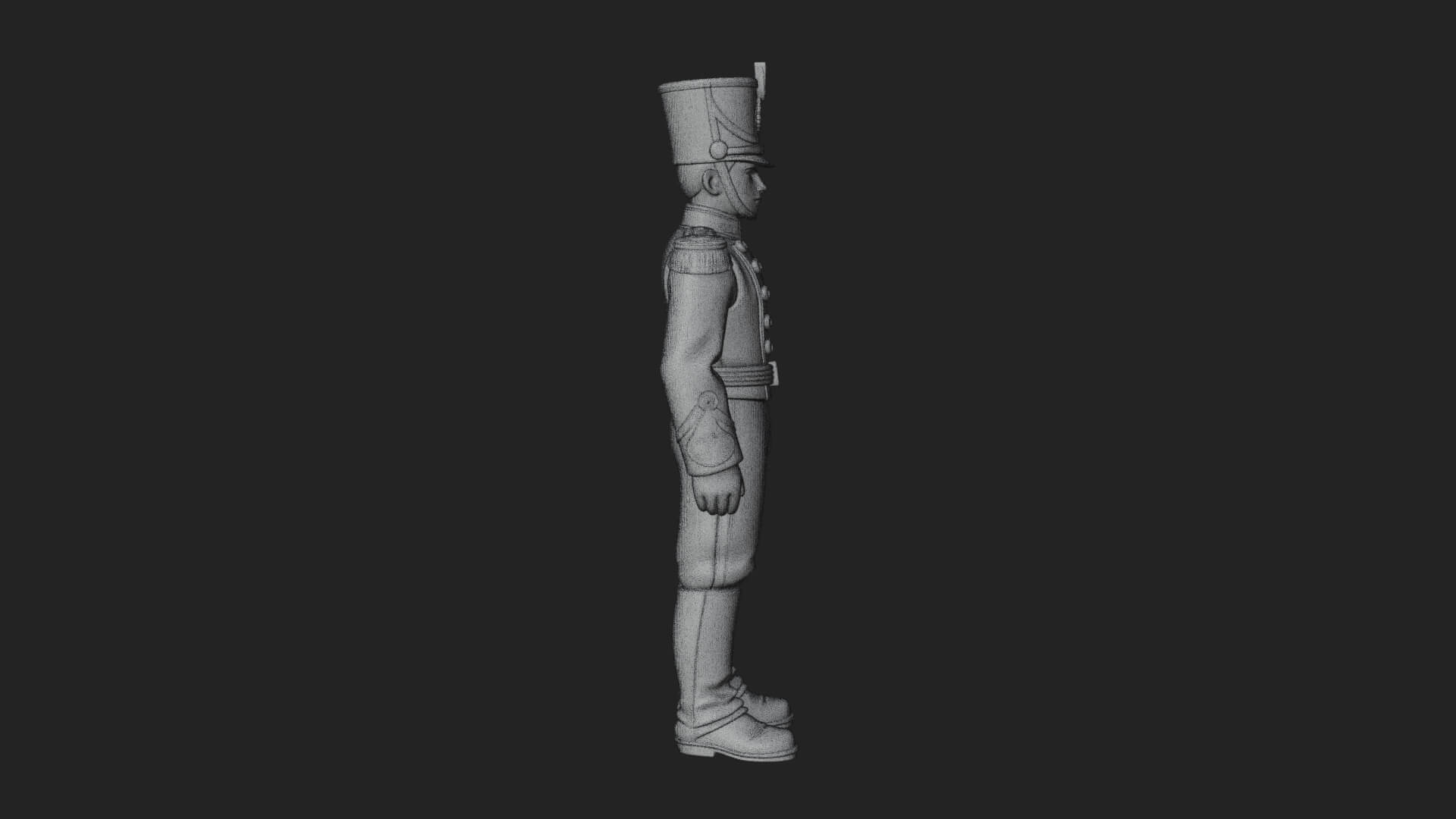 Parade Toy Soldier Statue Design 4 3D Print Model 3D Model