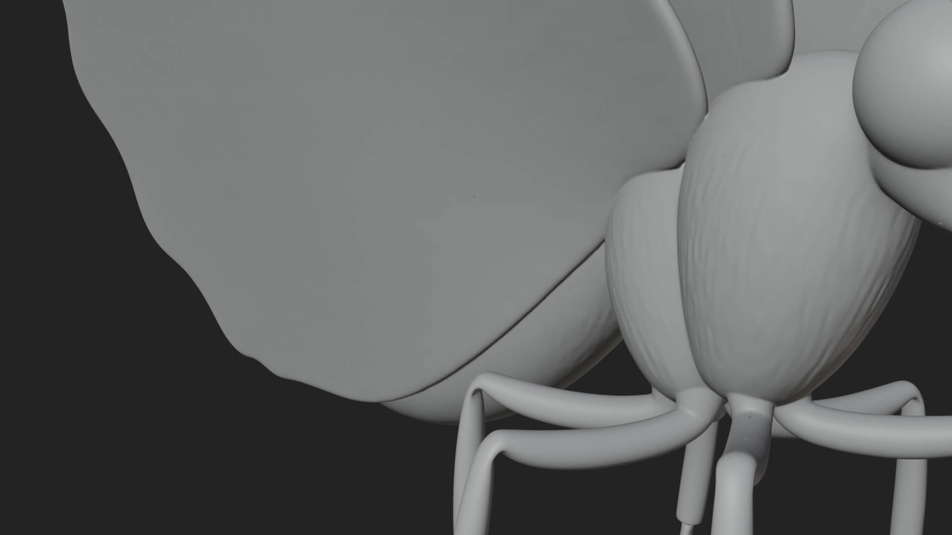 Pastel Wing Butterfly Statue Design 2 3D Print Model 3D Model