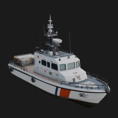 Patrol Boat Model Design 4 3D Print Model