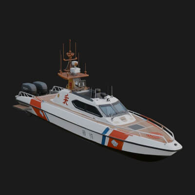 Patrol Boat Model Design 6 3D Print Model