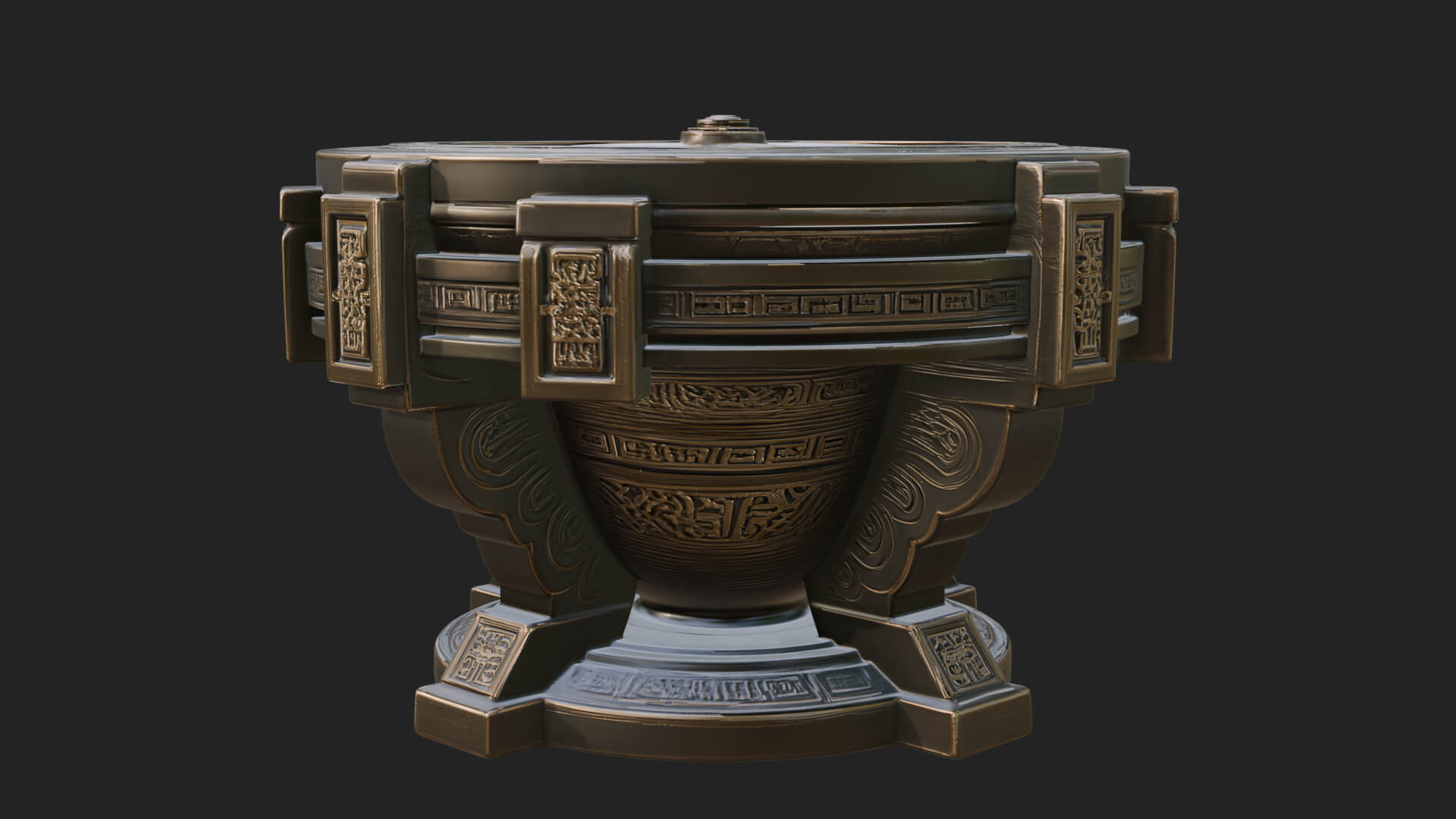 Pedestal Sundial Stand Model Design 3 3D Print Model 3D Model