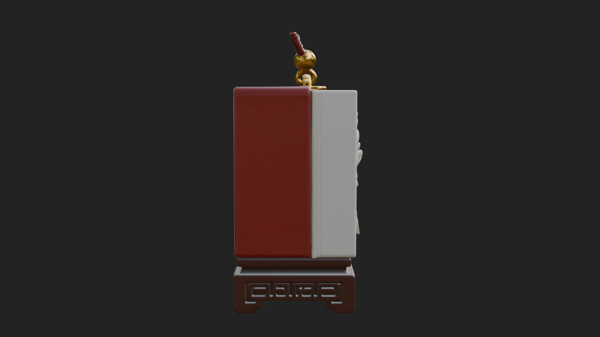 Peony Panel Lantern Model Design 1 3D Print Model 3D Model