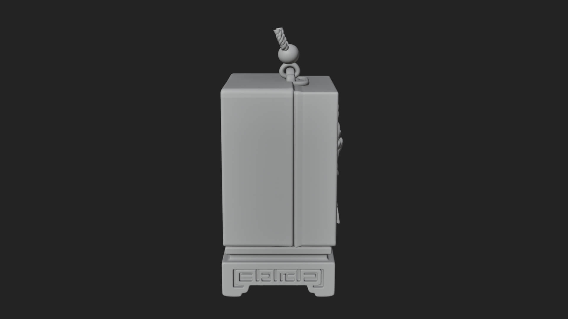 Peony Panel Lantern Model Design 1 3D Print Model 3D Model