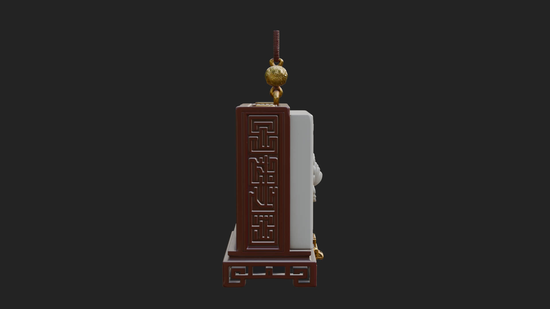 Peony Panel Lantern Model Design 2 3D Print Model 3D Model