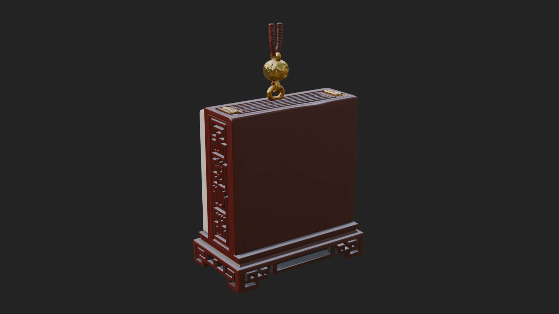 Peony Panel Lantern Model Design 2 3D Print Model 3D Model