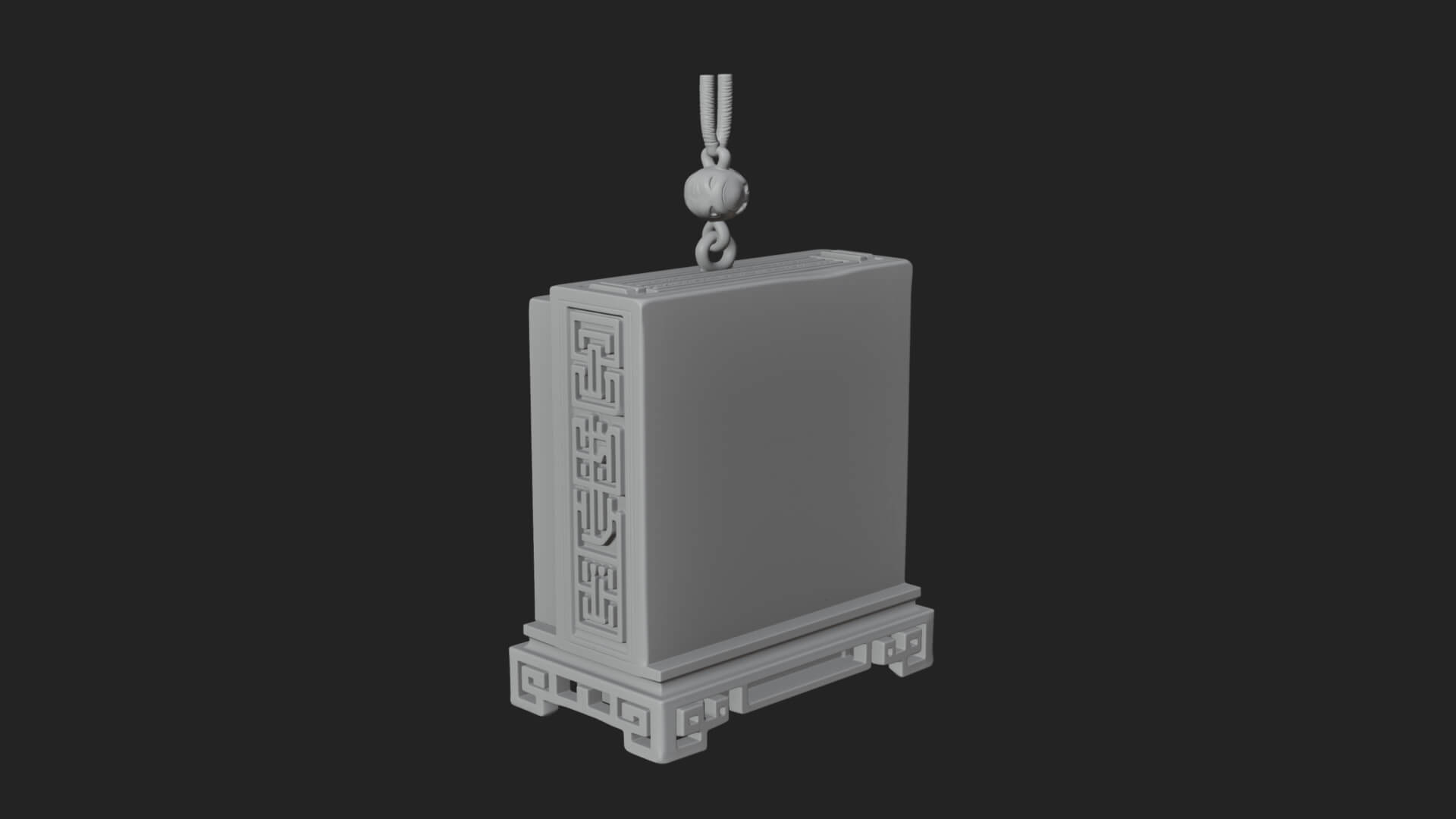 Peony Panel Lantern Model Design 2 3D Print Model 3D Model