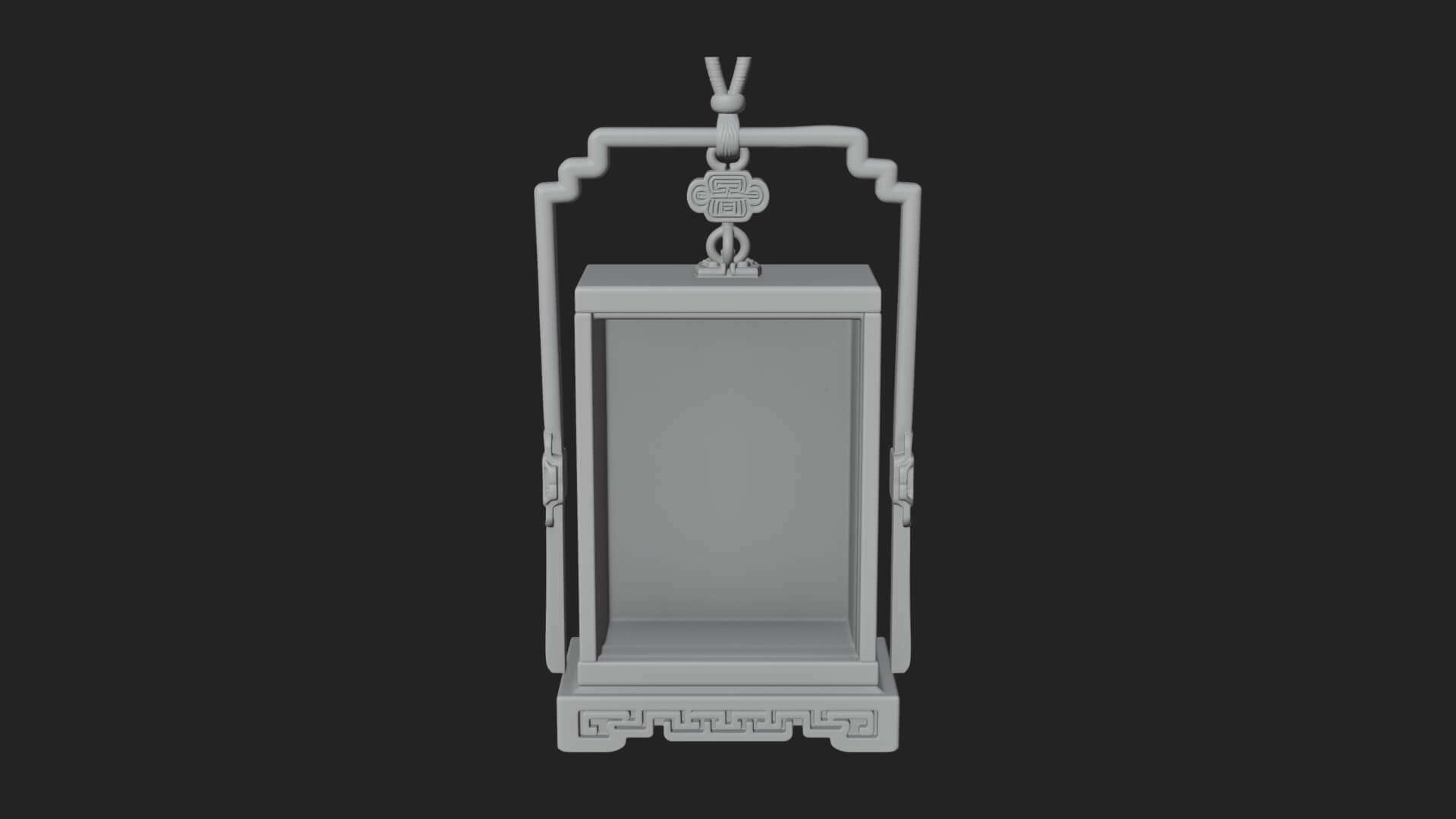 Peony Panel Lantern Model Design 3 3D Print Model 3D Model