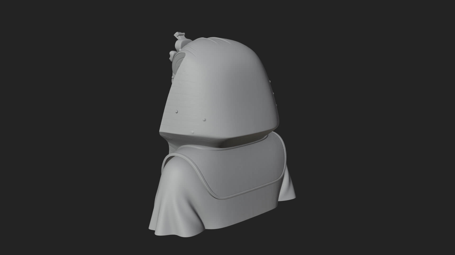 Pharaoh Gold Mask Statue Design 4 3D Print Model 3D Model