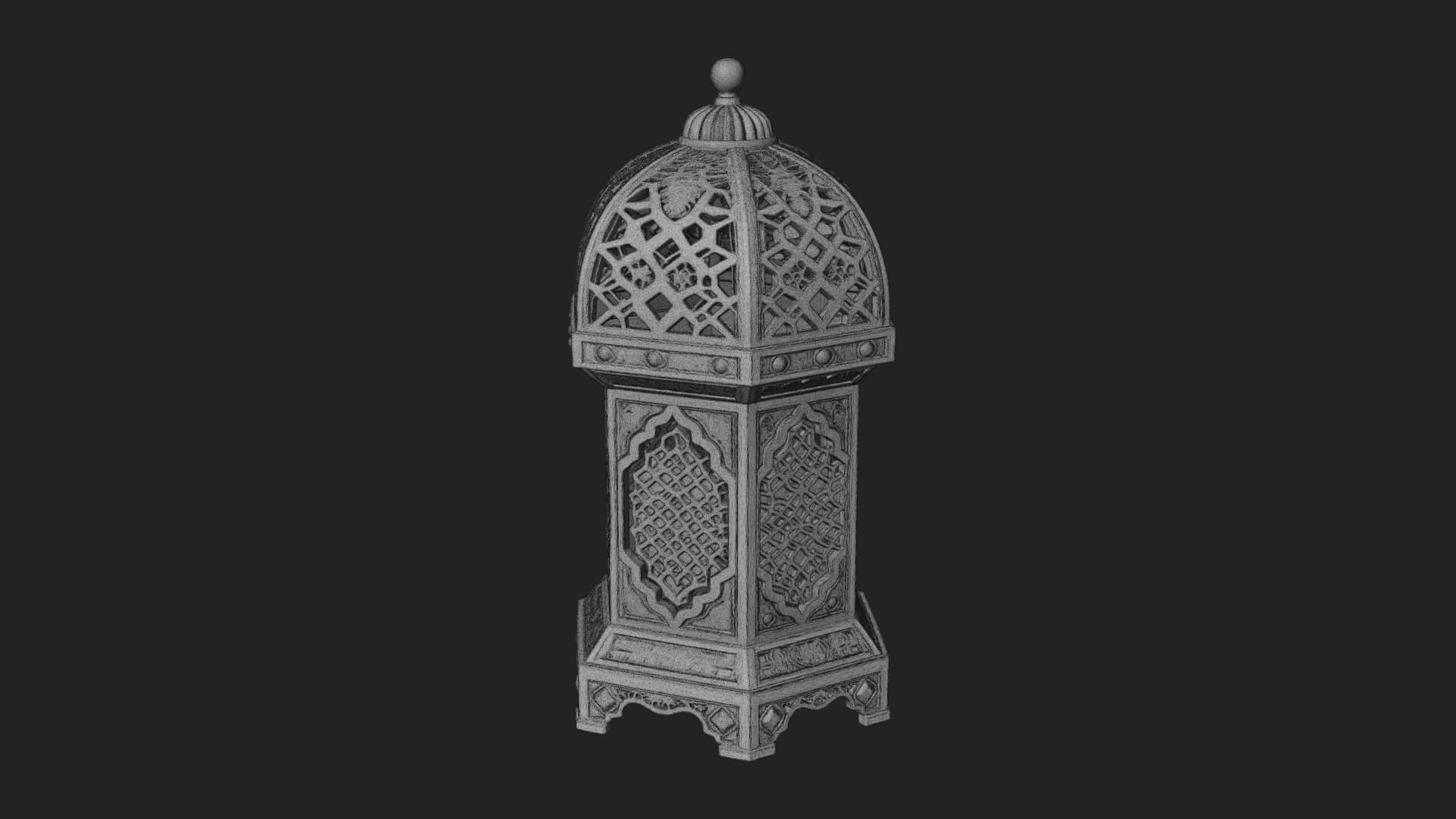 Pierced Dome Lantern Model Design 3 3D Print Model 3D Model