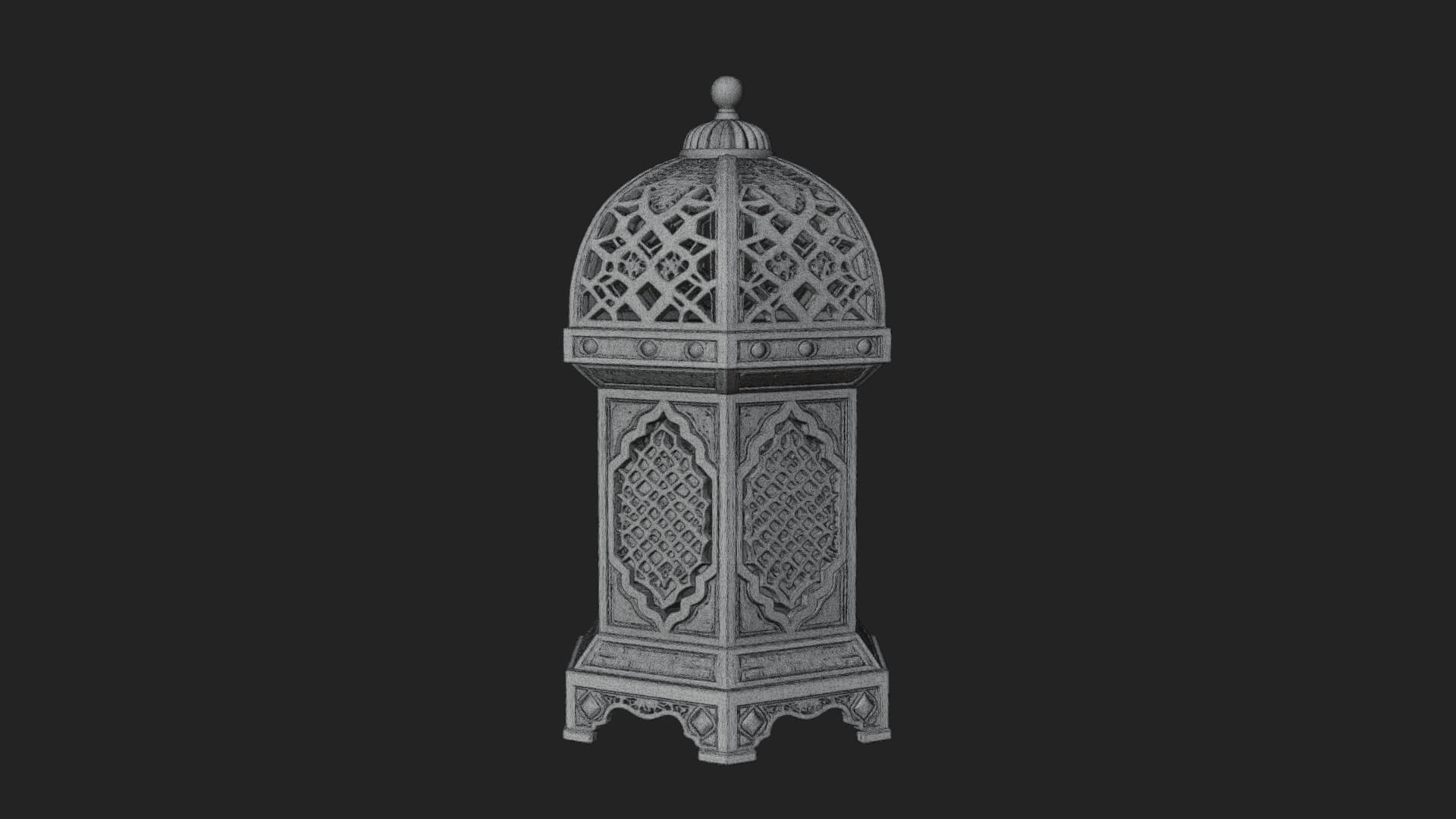 Pierced Dome Lantern Model Design 3 3D Print Model 3D Model