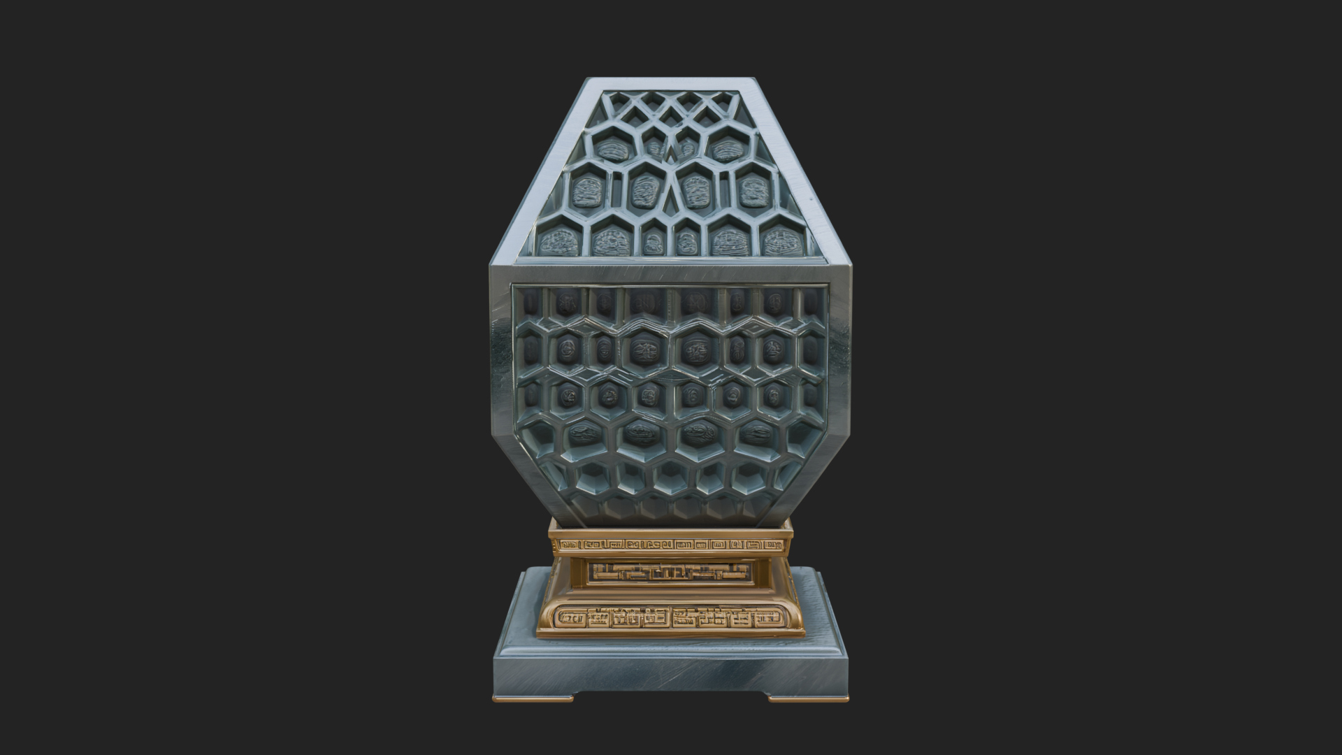 Pierced Stone Lantern Model Design 3 3D Print Model 3D Model
