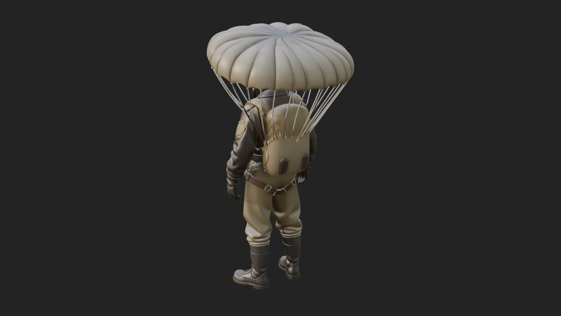 Pilot Man Statue Design 3 3D Print Model 3D Model