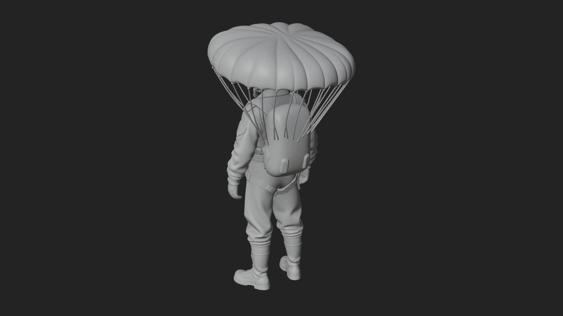 Pilot Man Statue Design 3 3D Print Model 3D Model