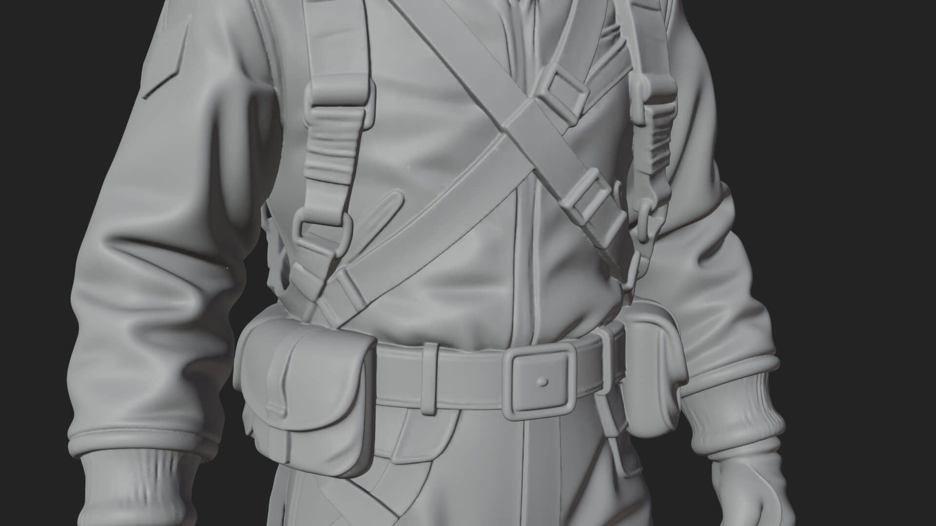 Pilot Man Statue Design 4 3D Print Model 3D Model