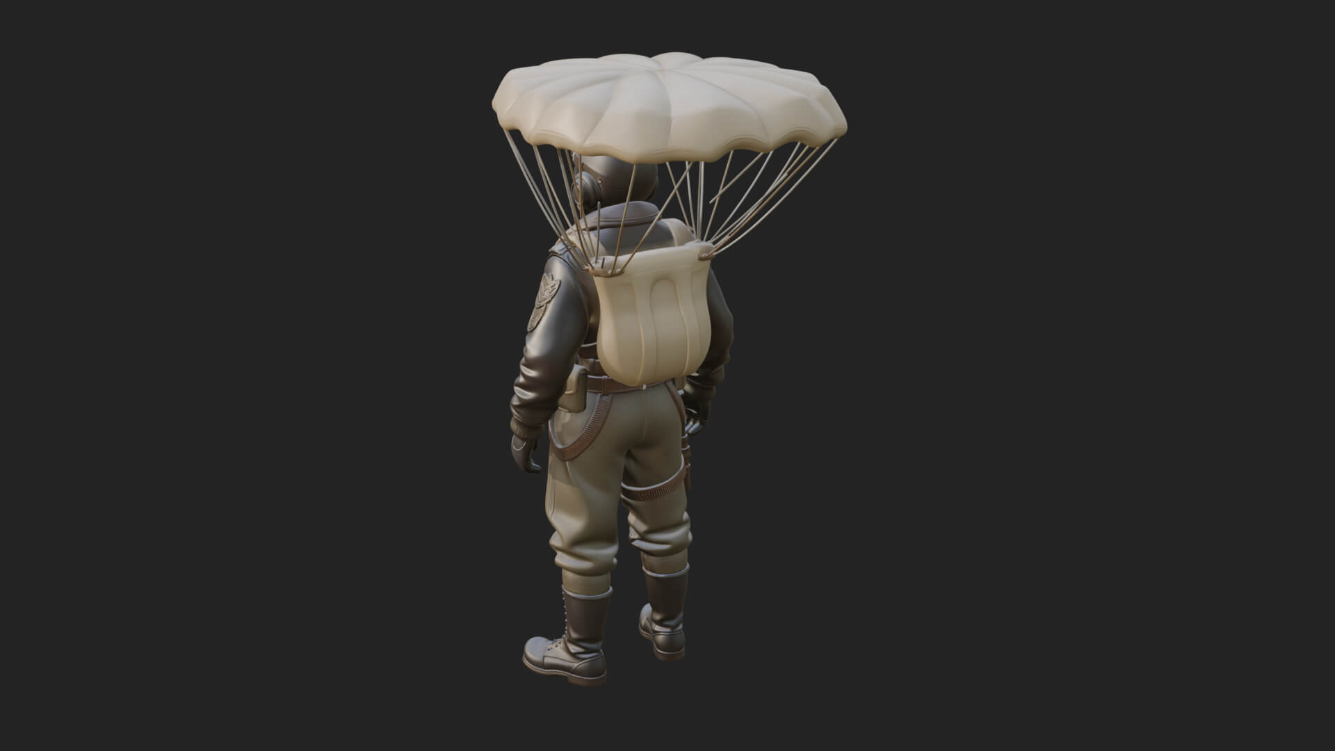 Pilot Man Statue Design 5 3D Print Model 3D Model