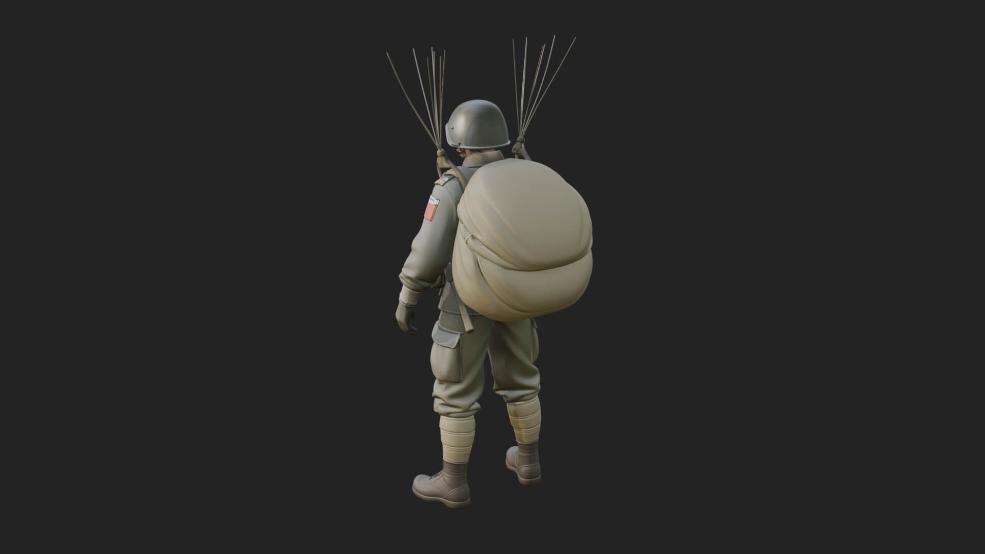 Pilot Man Statue Design 6 3D Print Model 3D Model
