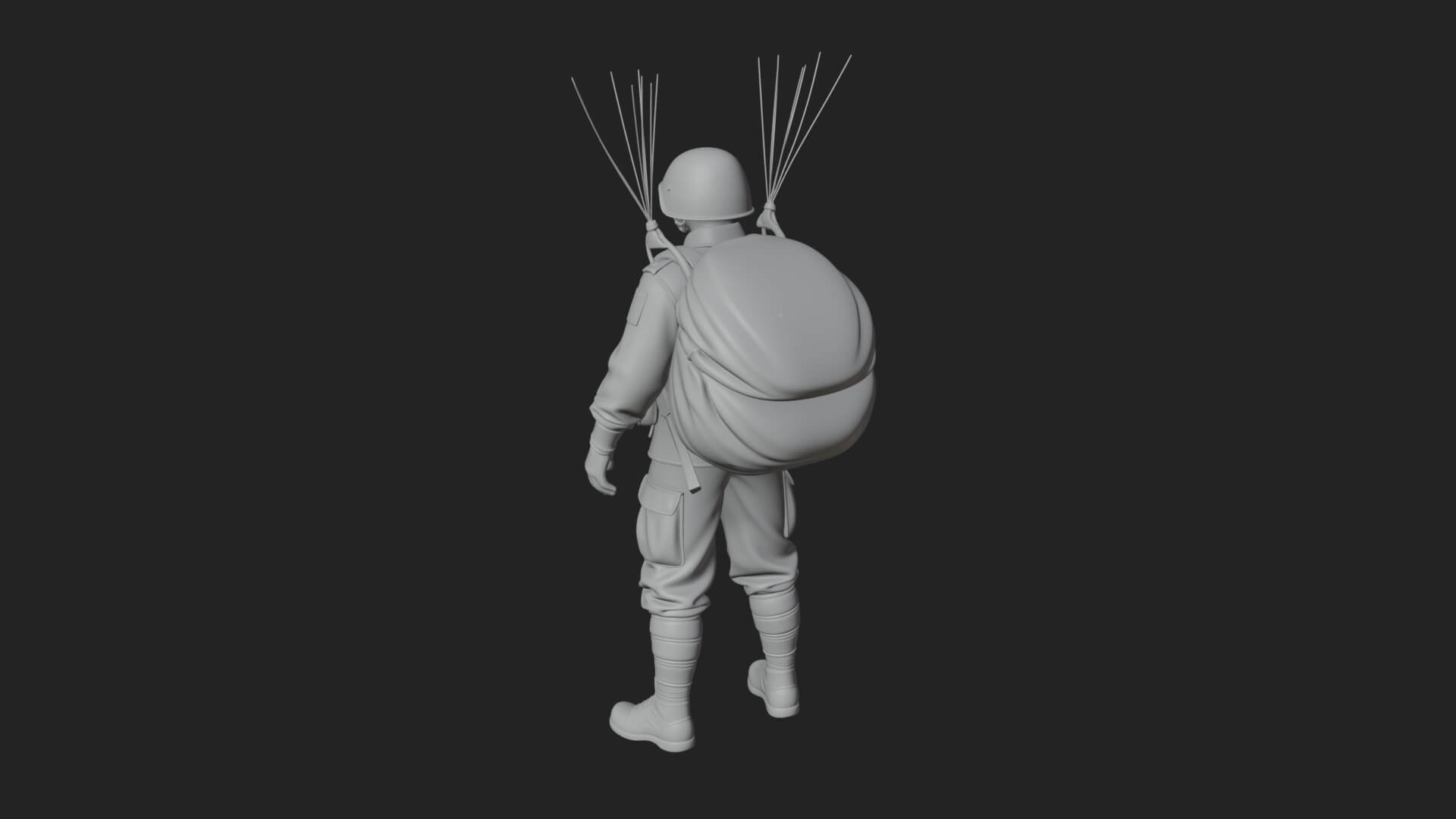 Pilot Man Statue Design 6 3D Print Model 3D Model