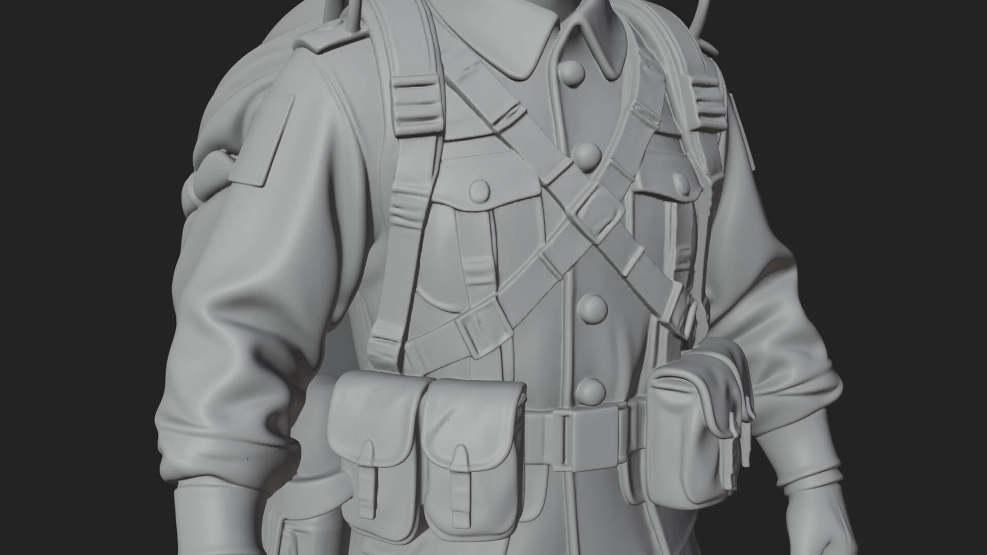 Pilot Man Statue Design 6 3D Print Model 3D Model