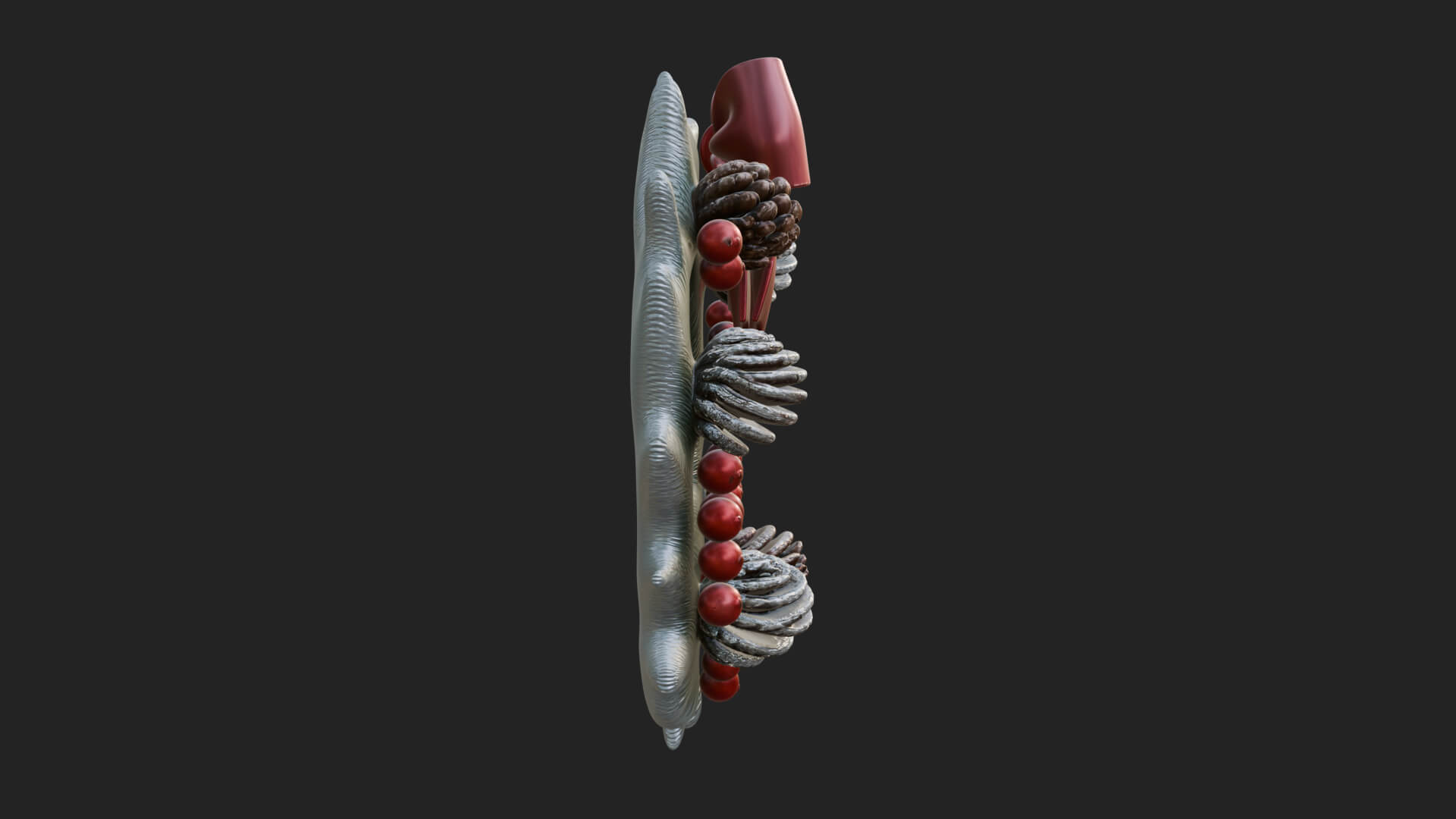 Pine Christmas Wreath Ornament Design 1 3D Print Model 3D Model