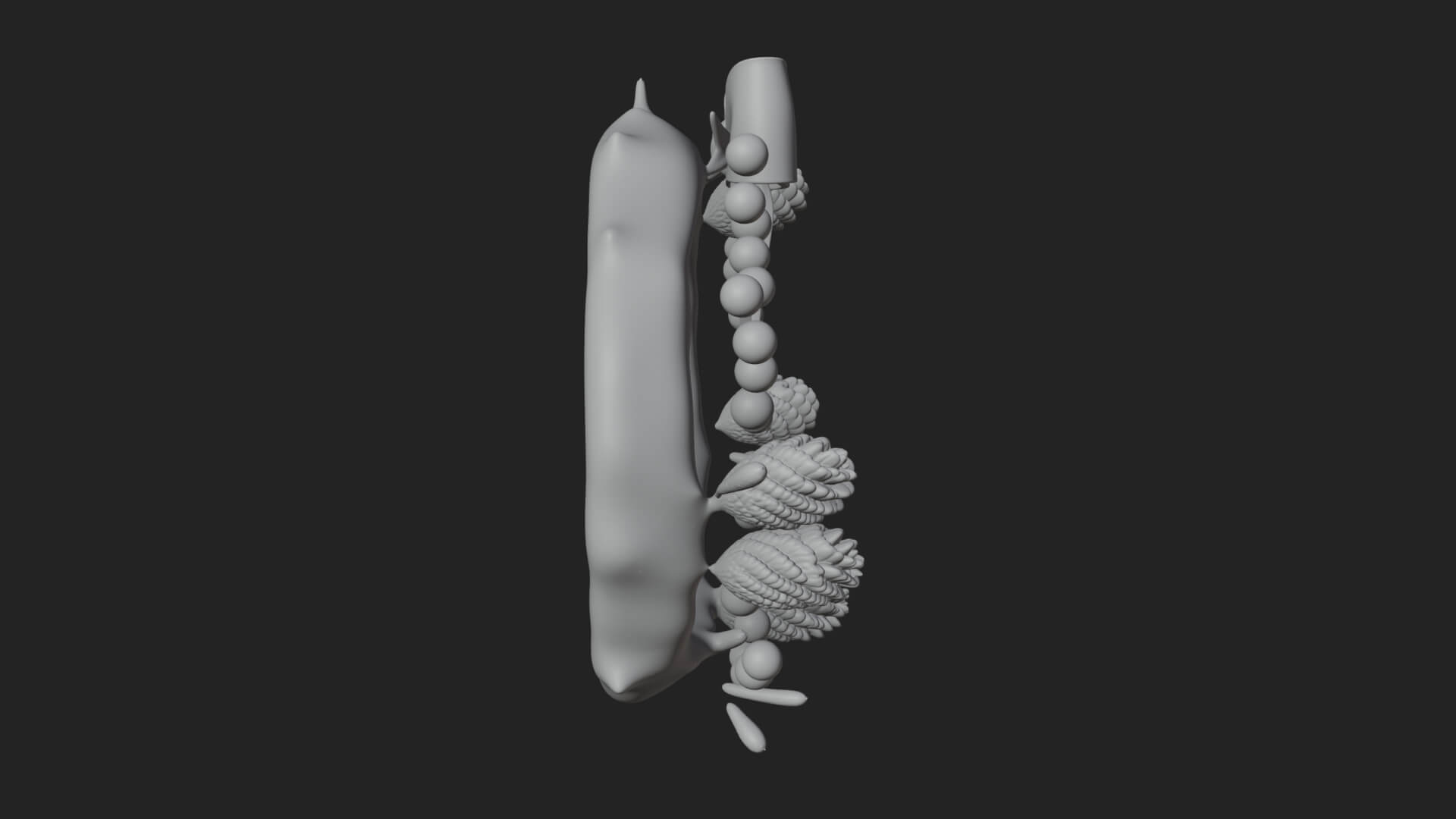 Pine Christmas Wreath Ornament Design 2 3D Print Model 3D Model