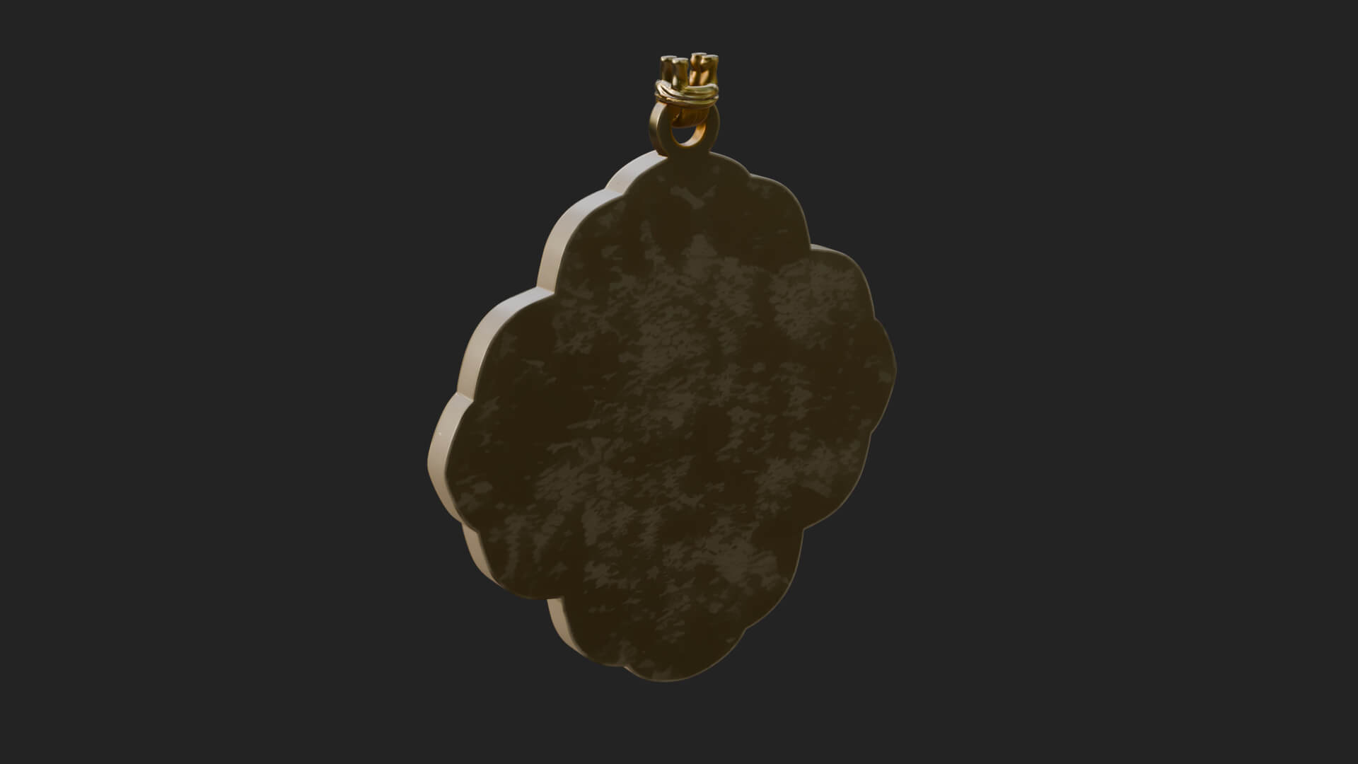 Pine Cone Frame Ornament Design 4 3D Print Model 3D Model